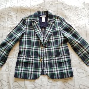 Janie and Jack Plaid Blazer size 4